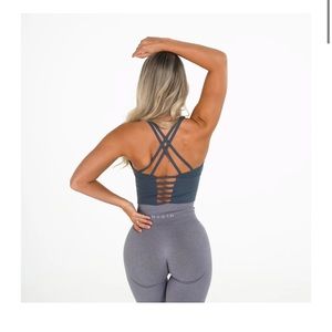 ❌SOLD❌NVGTN Grey Matrix Bra (S)